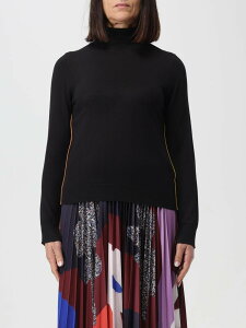 �|�[���X�~�X PAUL SMITH �Z�[�^�[ �j�b�g�E�F�A ���f�B�[�X �u���b�N Knitwear W1R375NL10925 �֐� �������� 2023AW gi