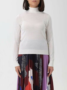 �|�[���X�~�X PAUL SMITH �Z�[�^�[ �j�b�g�E�F�A ���f�B�[�X �z���C�g Knitwear W1R375NL10925 �֐� �������� 2023AW gi