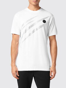 �v���C���X�|�[�c PLEIN SPORT T�V���c �����Y �z���C�g T-shirts SAECMTK8008STE001N �֐� �������� 2026SS gi