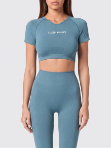 �v���C���E�X�|�[�c PLEIN SPORT T�V���c �g�b�v�X ���f�B�[�X T-shirts and tops SAECWTK3566STE003N �֐� �������� 2026SS gi