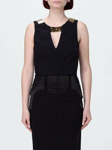 �G���U�x�b�^ �t�����L ELISABETTA FRANCHI T�V���c �g�b�v�X ���f�B�[�X �u���b�N T-shirts and tops TO05061E2 �֐� �������� 2026SS gi