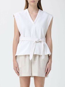 �����[�� LEMAIRE T�V���c �g�b�v�X ���f�B�[�X �z���C�g T-shirts and tops OT0011LD1069 �֐� �������� 2026SS gi