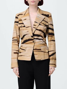 �G���U�x�b�^ �t�����L ELISABETTA FRANCHI �X�[�c�W���P�b�g �X�[�c �W���P�b�g ���f�B�[�X �u���E�� Suit Jackets GI23762E2 �֐� �������� 2026SS gi