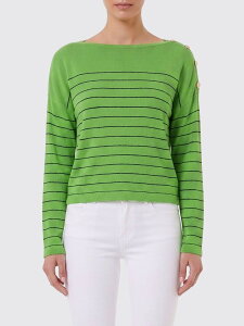 �G���U�x�b�^ �t�����L ELISABETTA FRANCHI �Z�[�^�[ �j�b�g�E�F�A ���f�B�[�X �u���b�N Knitwear MK09Q62E2 �֐� �������� 2026SS gi