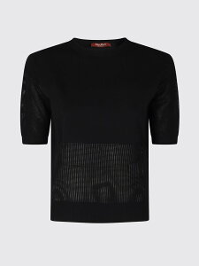 �}�b�N�X�}�[�� �X�e���f�B�I MAX MARA STUDIO T�V���c �g�b�v�X ���f�B�[�X �u���b�N T-shirts and tops 2616361012600 �֐� �������� 2026SS gi