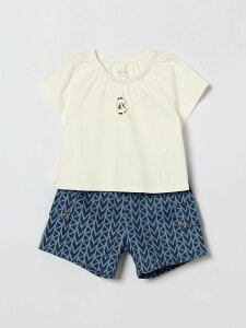 �}�C�P���E�R�[�X MICHAEL KORS KIDS �p�W���} �Z�b�g�A�b�v �K�[���Y �z���C�g Nightwear R30614 �֐� �������� 2026SS gi