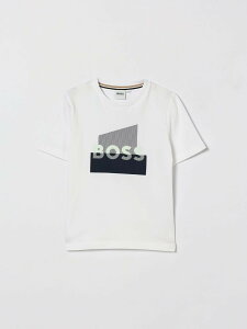 �q���[�S �{�X HUGO BOSS �����O�X���[�uT�V���c T�V���c �{�[�C�Y �z���C�g Long sleeve t-shirts J52978 White �֐� �������� 2026SS gi
