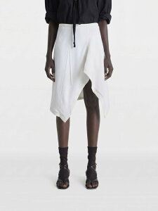 �����[�� LEMAIRE �X�J�[�g ���f�B�[�X �z���C�g Skirts SK1064LF1611 �֐� �������� 2026SS gi