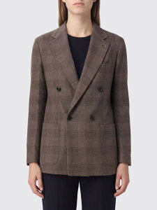 �^���A�g�[�� TAGLIATORE �X�[�c�W���P�b�g �X�[�c �W���P�b�g ���f�B�[�X �u���E�� Suit Jackets GNORMAN1DK120194 Brown �֐� �������� 2026SS gi
