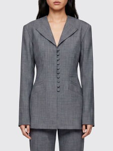 �K�j�[ GANNI �X�[�c�W���P�b�g �X�[�c �W���P�b�g ���f�B�[�X �O���[ Suit Jackets A1020052 �֐� �������� 2026SS gi
