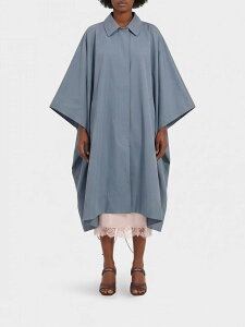 �G���G��6 ���]�� �}���W�F�� MM6 MAISON MARGIELA �g�����`�R�[�g �R�[�g ���f�B�[�X �u���[ Coats and trench coats S52AH0083M35734 Blue �֐� �������� 2026SS gi