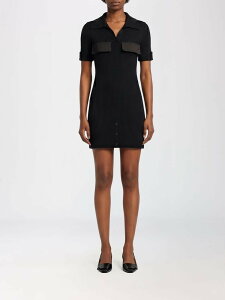 �N���[�W�� COURREGES �����s�[�X �h���X ���f�B�[�X �u���b�N Dresses 126MRO800FI0001 �֐� �������� 2026SS gi