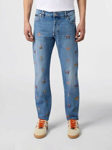 �t�B���b�v �v���C�� PHILIPP PLEIN �f�j�� �����Y �u���[ Jeans SAFCMDT4282PDE004N Denim �֐� �������� 2026SS gi