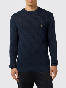 �r���I�l�A BILLIONAIRE �Z�[�^�[ �j�b�g�E�F�A �����Y �l�C�r�[ Knitwear BAFCMKO1566BTE025N �֐� �������� 2026SS gi