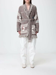 �A���k�C ALANUI �Z�[�^�[ �j�b�g�E�F�A ���f�B�[�X �u���E�� Knitwear LWHB064R26KNI022 �֐� �������� 2026SS gi