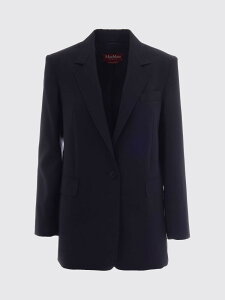 �}�b�N�X�}�[�� �X�e���f�B�I MAX MARA STUDIO �X�[�c�W���P�b�g �X�[�c �W���P�b�g ���f�B�[�X �u���[ Suit Jackets 2616041051600 Blue �֐� �������� 2026SS gi