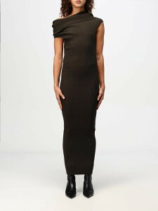 �N���[�W�� COURREGES �����s�[�X �h���X ���f�B�[�X �u���E�� Dresses 324MRO469FI0001 �֐� �������� 2025AW gi
