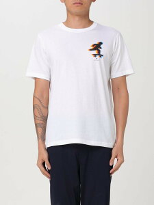 �|�[���X�~�X PAUL SMITH T�V���c �����Y �z���C�g T-shirts M2R011RNP4695 �֐� �������� 2024AW gi