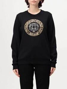 �W���X�g �J���@�� JUST CAVALLI �g���[�i�[ ���f�B�[�X �u���b�N Sweatshirts 77PAIE24CF100 �֐� �������� 2024AW gi