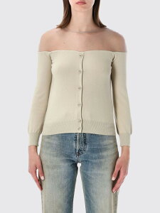 �G���G��6 ���]�� �}���W�F�� MM6 MAISON MARGIELA �Z�[�^�[ �j�b�g�E�F�A ���f�B�[�X �x�[�W�� Knitwear S62HP0043M13273 �֐� �������� 2026SS gi