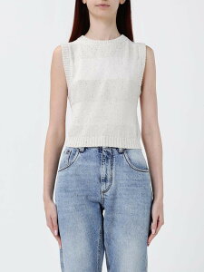 �u���l���N�`�l�� BRUNELLO CUCINELLI T�V���c �g�b�v�X ���f�B�[�X �x�[�W�� T-shirts and tops MDV754810 �֐� �������� 2026SS gi