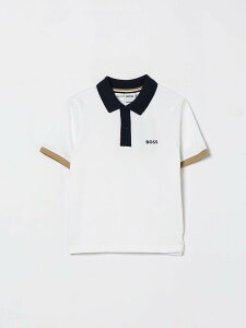 �q���[�S �{�X HUGO BOSS �|���V���c �g�b�v�X �{�[�C�Y �z���C�g Polo shirts J52955 White �֐� �������� 2026SS gi