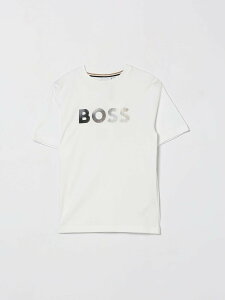 �q���[�S �{�X HUGO BOSS �����O�X���[�uT�V���c T�V���c �{�[�C�Y �z���C�g Long sleeve t-shirts J52983 �֐� �������� 2026SS gi