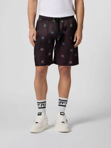�t�B���b�v �v���C�� PHILIPP PLEIN �V���[�c �����Y �u���b�N Shorts SAFCMJT2772PNY002N Black �֐� �������� 2026SS gi