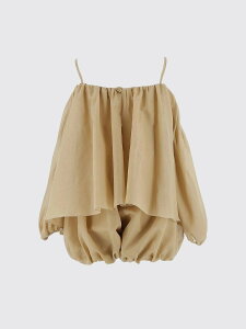 �s���R�L�b�Y PINKO KIDS �p�W���} �Z�b�g�A�b�v �K�[���Y �x�[�W�� Nightwear KFTA0140CA005 Beige �֐� �������� 2026SS gi