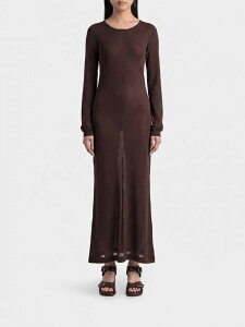 �����[�� LEMAIRE �����s�[�X �h���X ���f�B�[�X �u���E�� Dresses DR1152LK1020 �֐� �������� 2026SS gi