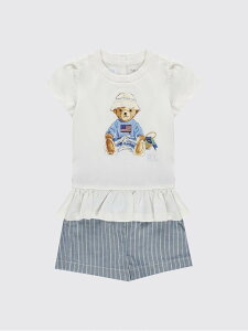 �|���E�����t���[���� POLO RALPH LAUREN �p�W���} �Z�b�g�A�b�v �K�[���Y �z���C�g Nightwear A12857B White �֐� �������� 2026SS gi