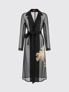 �}�b�N�X�}�[�� �X�e���f�B�I MAX MARA STUDIO �g�����`�R�[�g �R�[�g ���f�B�[�X �u���b�N Coats and trench coats 2616121014600 Black �֐� �������� 2026SS gi
