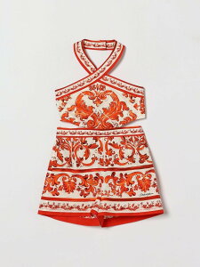 �h���`�F���K�b�o�[�i DOLCE&GABBANA �p�W���} �Z�b�g�A�b�v �K�[���Y �I�����W Nightwear L54DT7G7P4N Orange �֐� �������� 2026AW gi