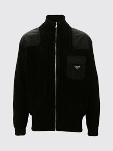 �v���_ PRADA �Z�[�^�[ �j�b�g�E�F�A �����Y �u���b�N Knitwear UMG335145N Black �֐� �������� 2026SS gi
