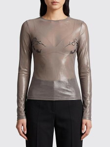 �W�����|�[���E�S���`�G JEAN PAUL GAULTIER T�V���c �g�b�v�X ���f�B�[�X �O���[ T-shirts and tops TO433M016 Grey �֐� �������� 2026SS gi
