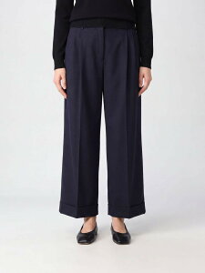 �U ���E THE ROW �Y�{�� �p���c ���f�B�[�X �l�C�r�[ Trousers 10865W2812 �֐� �������� 2026SS gi