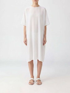 �U ���E THE ROW �����s�[�X �h���X ���f�B�[�X �z���C�g Dresses 11200W4280 �֐� �������� 2026SS gi