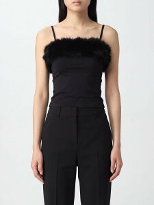 �o�����V�A�K BALENCIAGA T�V���c �g�b�v�X ���f�B�[�X �u���b�N T-shirts and tops 858101TRV38 �֐� �������� 2026SS gi