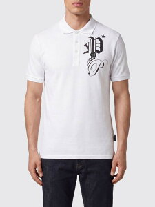 �t�B���b�v �v���C�� PHILIPP PLEIN �|���V���c �����Y �z���C�g Polo shirts SADCMTK6882PTE003N White �֐� �������� 2026SS gi