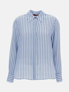 �}�b�N�X�}�[�� �X�e���f�B�I MAX MARA STUDIO �V���c ���f�B�[�X Shirts 2626116021600 Sky Blue �֐� �������� 2026AW gi