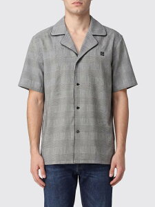 �o���}�� BALMAIN �V���c �����Y �u���b�N Shirts GH1HN151WD37 Black �֐� �������� 2026SS gi