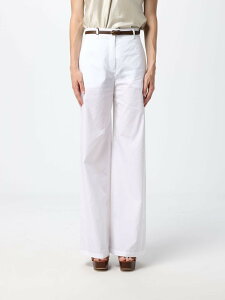 �}�b�N�X�}�[�� �X�e���f�B�I MAX MARA STUDIO �Y�{�� �p���c ���f�B�[�X �z���C�g Trousers 2616131052600 White �֐� �������� 2026SS gi