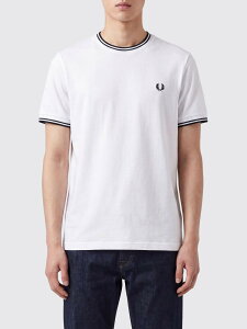 �t���b�h �y���[ FRED PERRY T�V���c �����Y �z���C�g T-shirts FPM1588V57 White �֐� �������� 2026SS gi