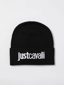 �W���X�g �J���@�� JUST CAVALLI �n�b�g �X�q ���f�B�[�X �u���b�N Hats 77RAZK01ZG239 �֐� �������� 2024AW gi