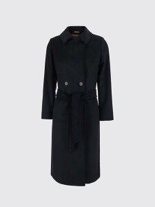 �}�b�N�X�}�[�� �X�e���f�B�I MAX MARA STUDIO �g�����`�R�[�g �R�[�g ���f�B�[�X �u���b�N Coats and trench coats 2626016061600 Black �֐� �������� 2026AW gi