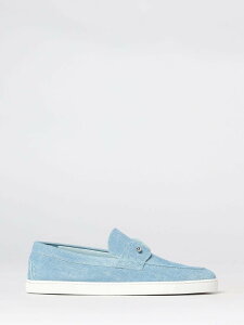 �N���X�`�������u�^�� CHRISTIAN LOUBOUTIN ���[�t�@�[ �����Y Loafers 1260679 Gnawed Blue �֐� �������� 2026SS gi