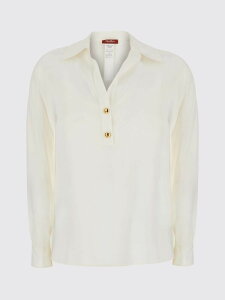 �}�b�N�X�}�[�� �X�e���f�B�I MAX MARA STUDIO �|���V���c ���f�B�[�X �z���C�g Polo 2626116061600 White �֐� �������� 2026AW gi