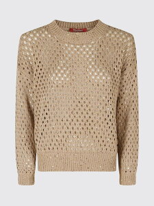 �}�b�N�X�}�[�� �X�e���f�B�I MAX MARA STUDIO �Z�[�^�[ �j�b�g�E�F�A ���f�B�[�X �u���E�� Knitwear 2626366141600 Camel �֐� �������� 2026AW gi
