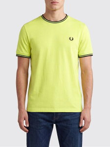 �t���b�h �y���[ FRED PERRY T�V���c �����Y �C�G���[ T-shirts FPM1588V58 Yellow �֐� �������� 2026SS gi