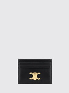 �Z���[�k CELINE �J�[�h�z���_�[ ���z ���f�B�[�X �u���b�N Wallets and Card Holders 10L833DPV Black �֐� �������� 2026AW gi